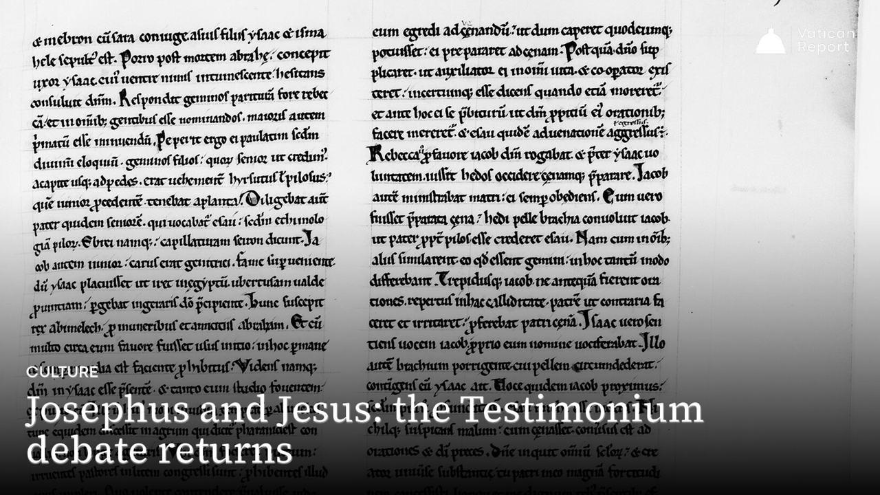 Giuseppe Flavio, Antichità giudaiche, manoscritto latino del XII secolo (BnF, Latin 8959, via Wikimedia Commons) / Josephus, Jewish Antiquities, 12th-century Latin manuscript (BnF, Latin 8959, via Wikimedia Commons)