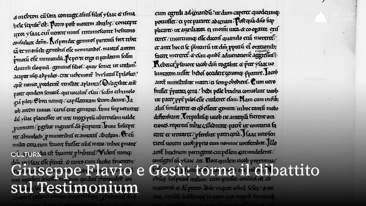 Giuseppe Flavio, Antichità giudaiche, manoscritto latino del XII secolo (BnF, Latin 8959, via Wikimedia Commons) / Josephus, Jewish Antiquities, 12th-century Latin manuscript (BnF, Latin 8959, via Wikimedia Commons)